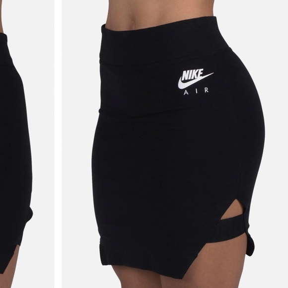 Nike Black Skirt with Logo - Picture 1 of 8
